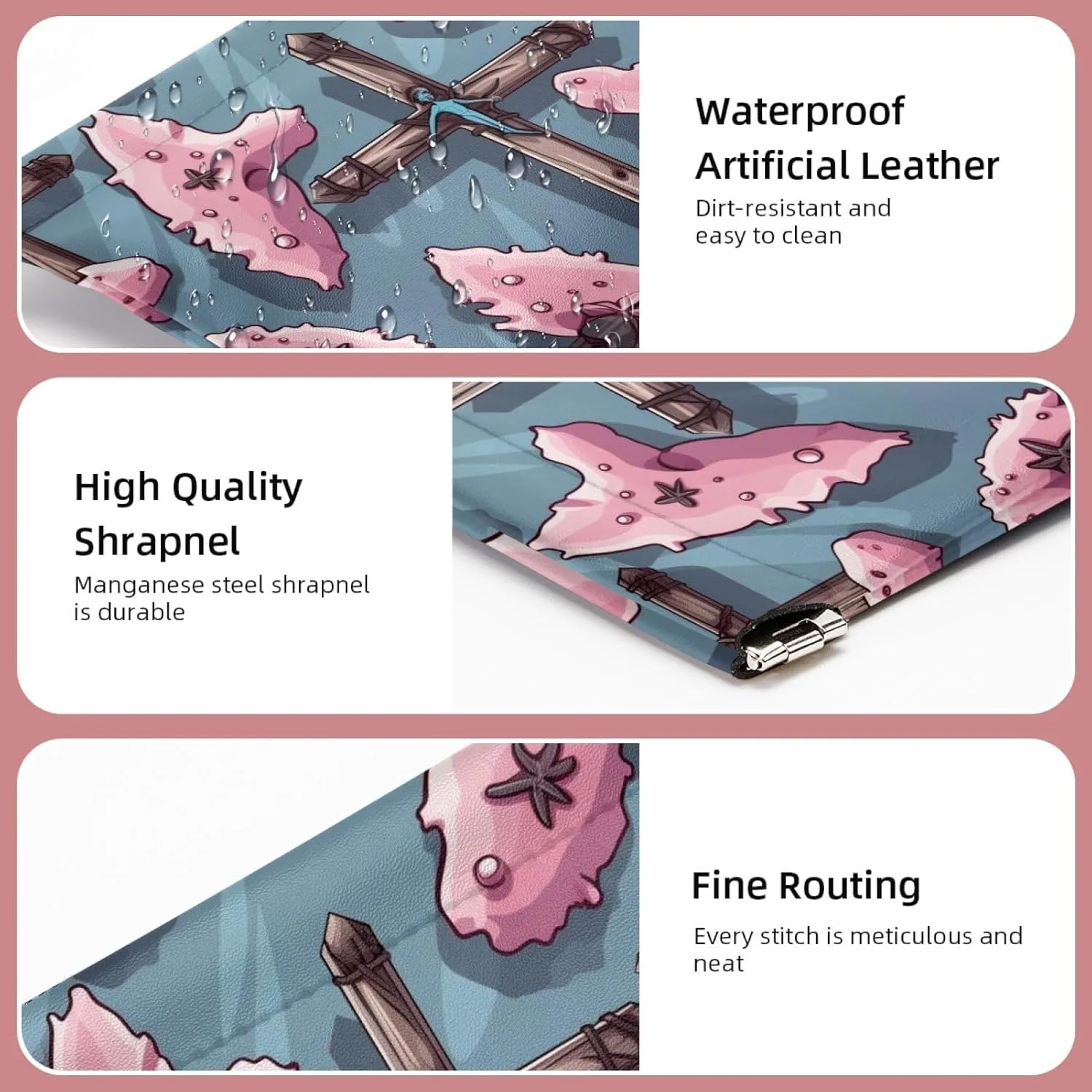 2 PCS Funny Cosmetic Shrapnel Bag Sturdy Makeup Toiletry Bags Change Vegan Leather Compact Mini Storage Trendy Kids Pencil Personal Travel Light Cosmetology Gym Easter Cross