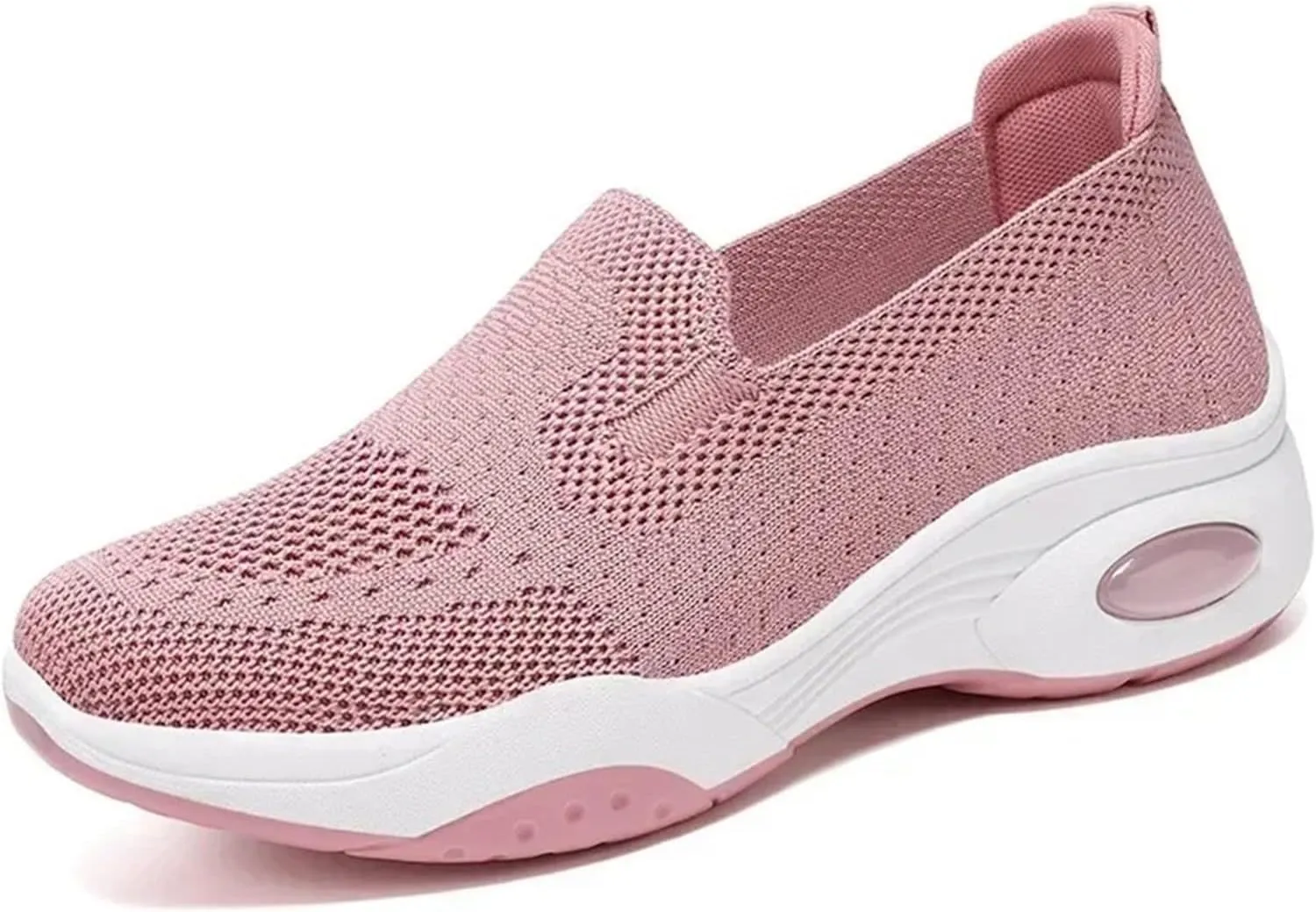 Adults Platform Sneakers Lightweight Breathable Travel Flats Shoes Air Cushion Sports Tennis Walking Shoes For Students