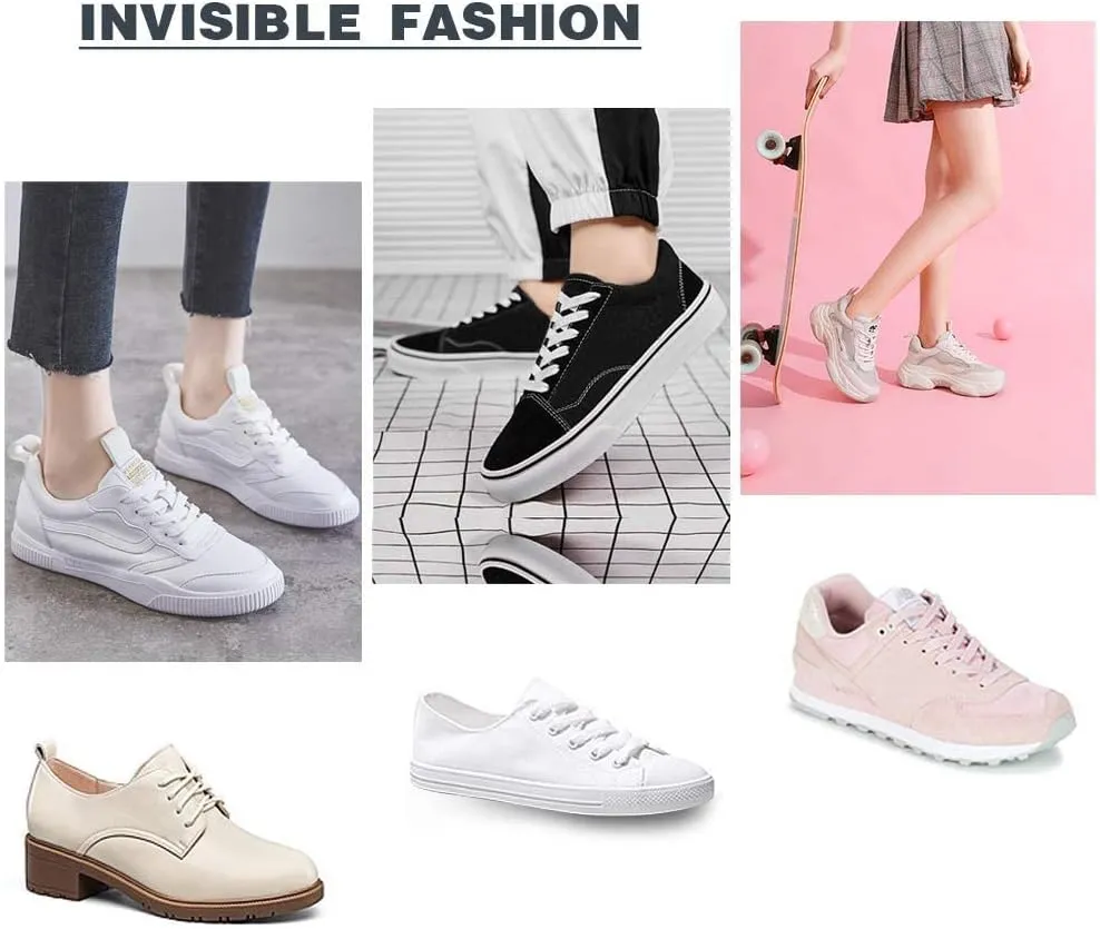 AKOENY No Show Socks Womens 6 Pairs Low Cut Invisible Ankle for Flats Sneakers Liner Loafer