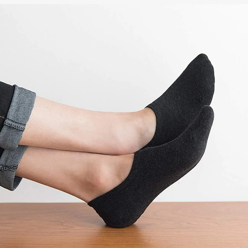 AKOENY No Show Socks Womens 6 Pairs Low Cut Invisible Ankle for Flats Sneakers Liner Loafer
