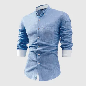Alexander James Linen Button-Up