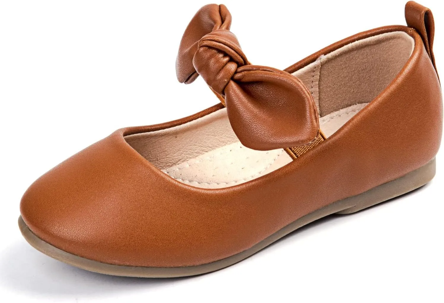 Amtidy Girls Dress Shoes Mary Jane Wedding Party Shoes Flower Bridesmaids Princess Shoes Ballet Flat (Toddler/Little Kid/Big Kid)
