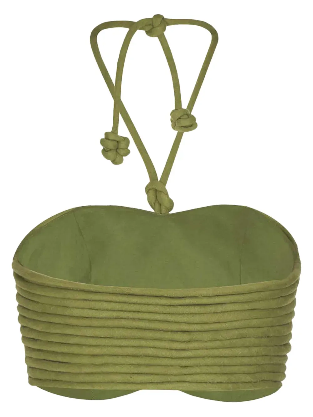 Ayla Crop Top in Pistachio Green