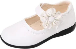 Baby Girls Dress Shoes Toddler Girls School Uniform Shoes Mary Jane Flower Girl Ballet Flats for Wedding Party
