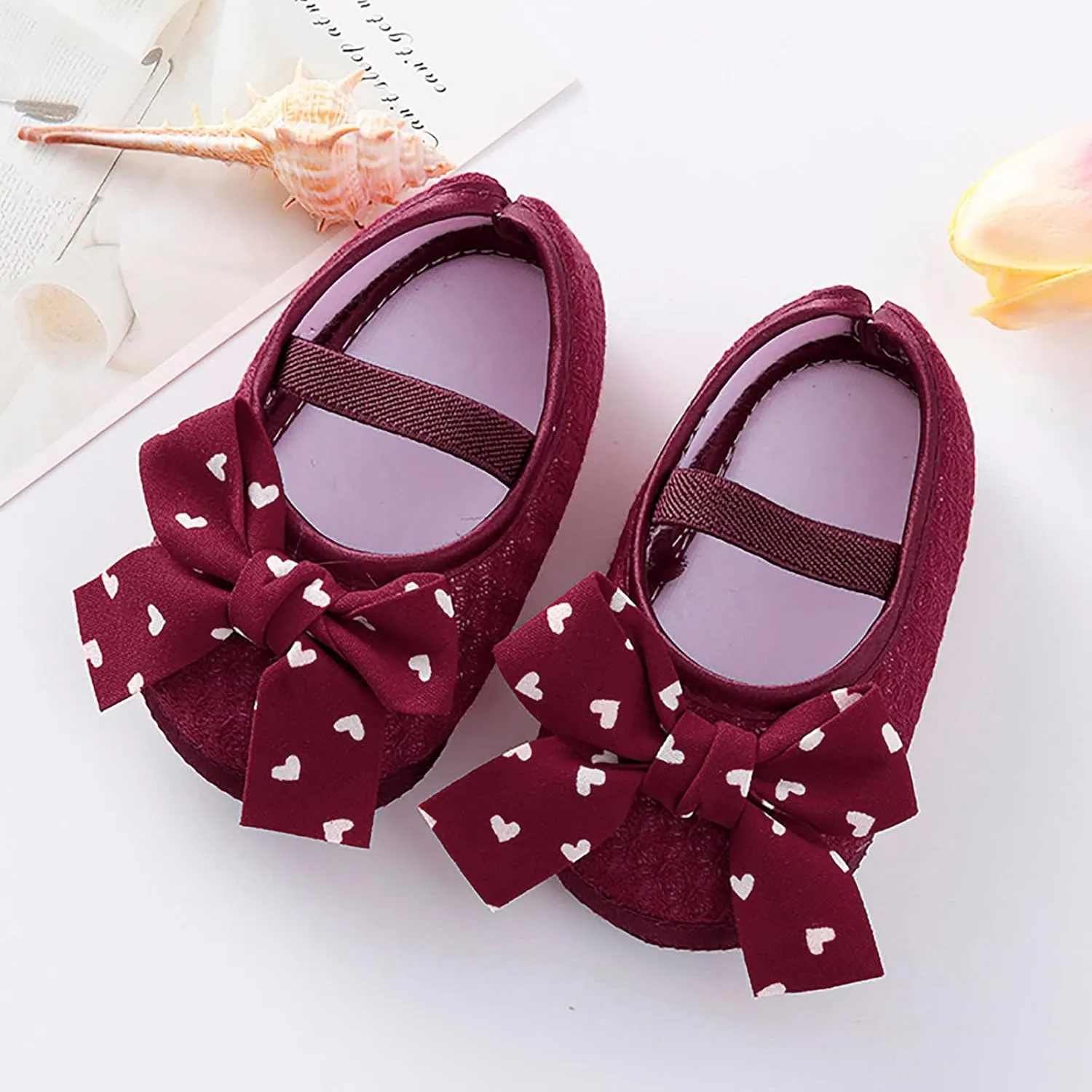 Ballet Shoes for Girls Classic Wearproof Toddler Baby Loafers Shoes Chic Comfortable Flattering Ballet Shoes