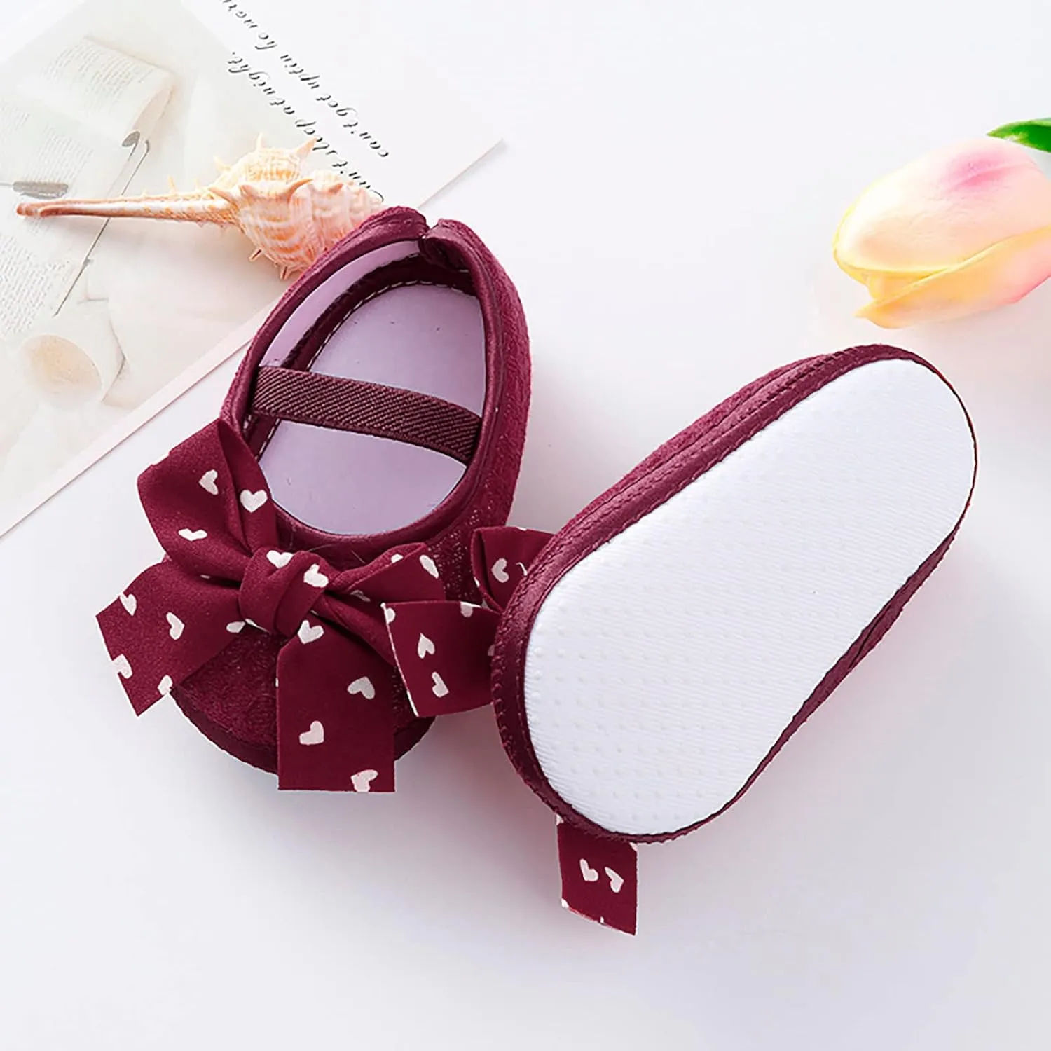 Ballet Shoes for Girls Classic Wearproof Toddler Baby Loafers Shoes Chic Comfortable Flattering Ballet Shoes