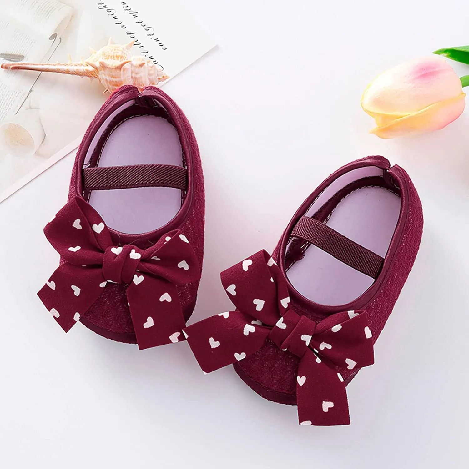 Ballet Shoes for Girls Classic Wearproof Toddler Baby Loafers Shoes Chic Comfortable Flattering Ballet Shoes