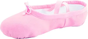 Ballet Shoes for Girls Practise Dance Solid Performance Slipper Canvas Split Sole Shoes for Kids Toddlers