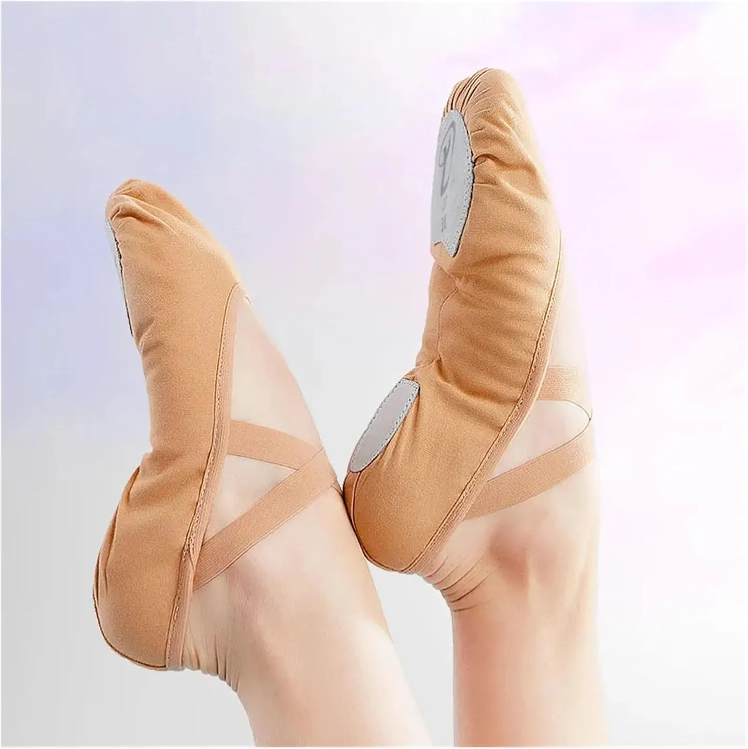 Ballet Shoes Women Ballet Shoes Dance Adult Children Ballet Slippers Soft Sole Professional Canvas Dance Training Shoes for Ballet for Girls Toddler Ballet Slippers(Pink,44)