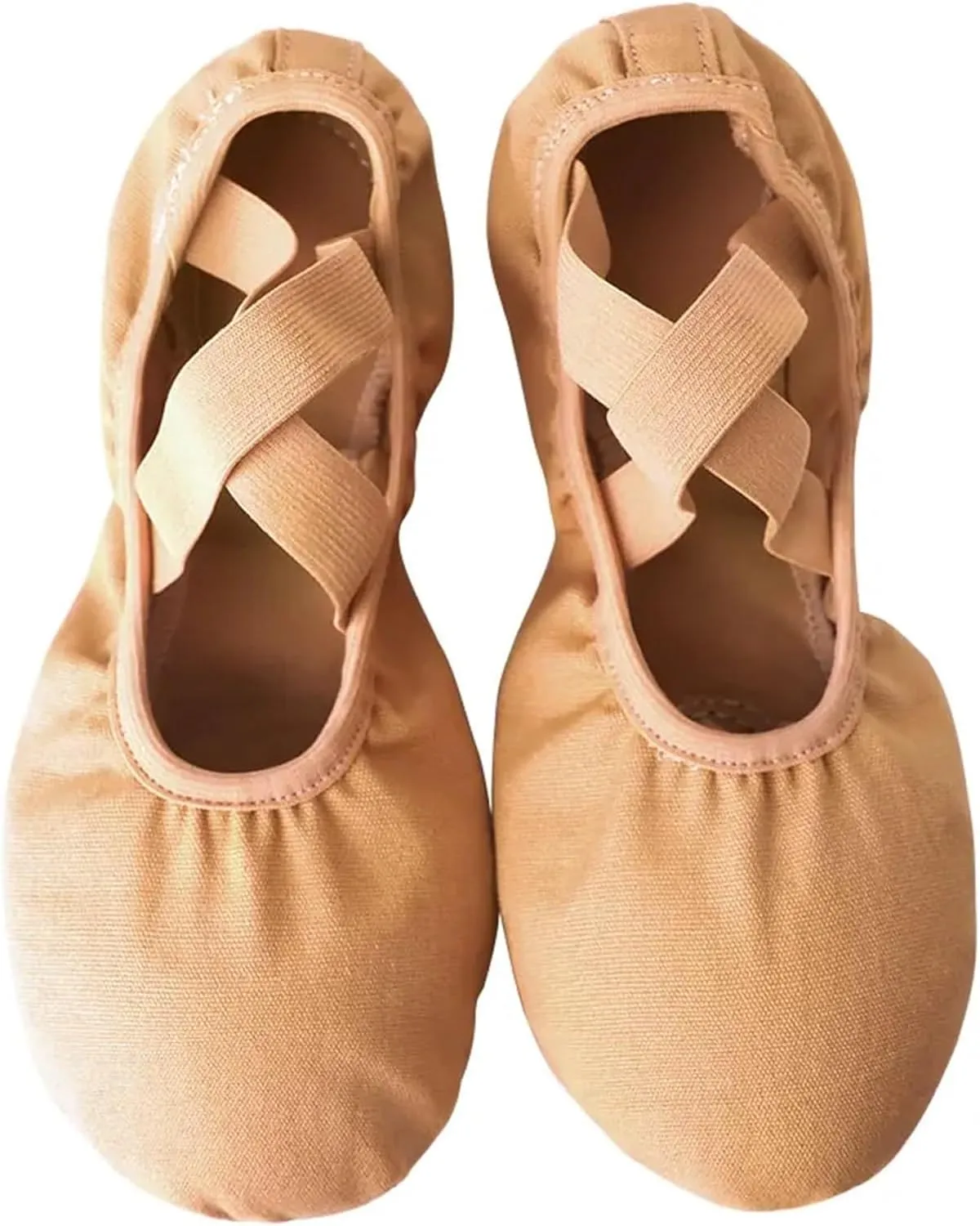 Ballet Shoes Women Ballet Shoes Dance Adult Children Ballet Slippers Soft Sole Professional Canvas Dance Training Shoes for Ballet for Girls Toddler Ballet Slippers(Pink,44)
