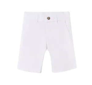 Bermuda Chino Sarga Bsico Blanco