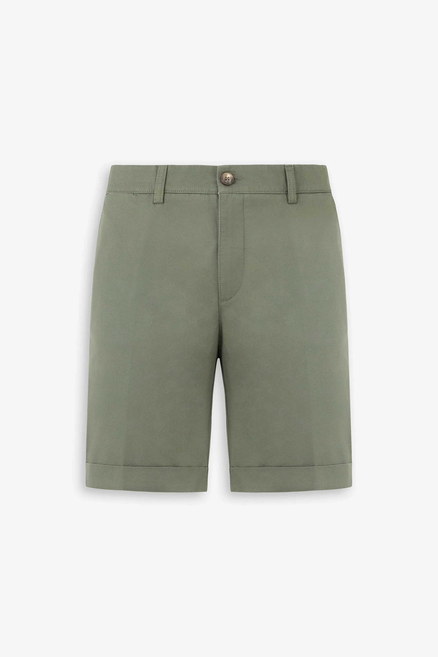 Bermuda gabardina verde
