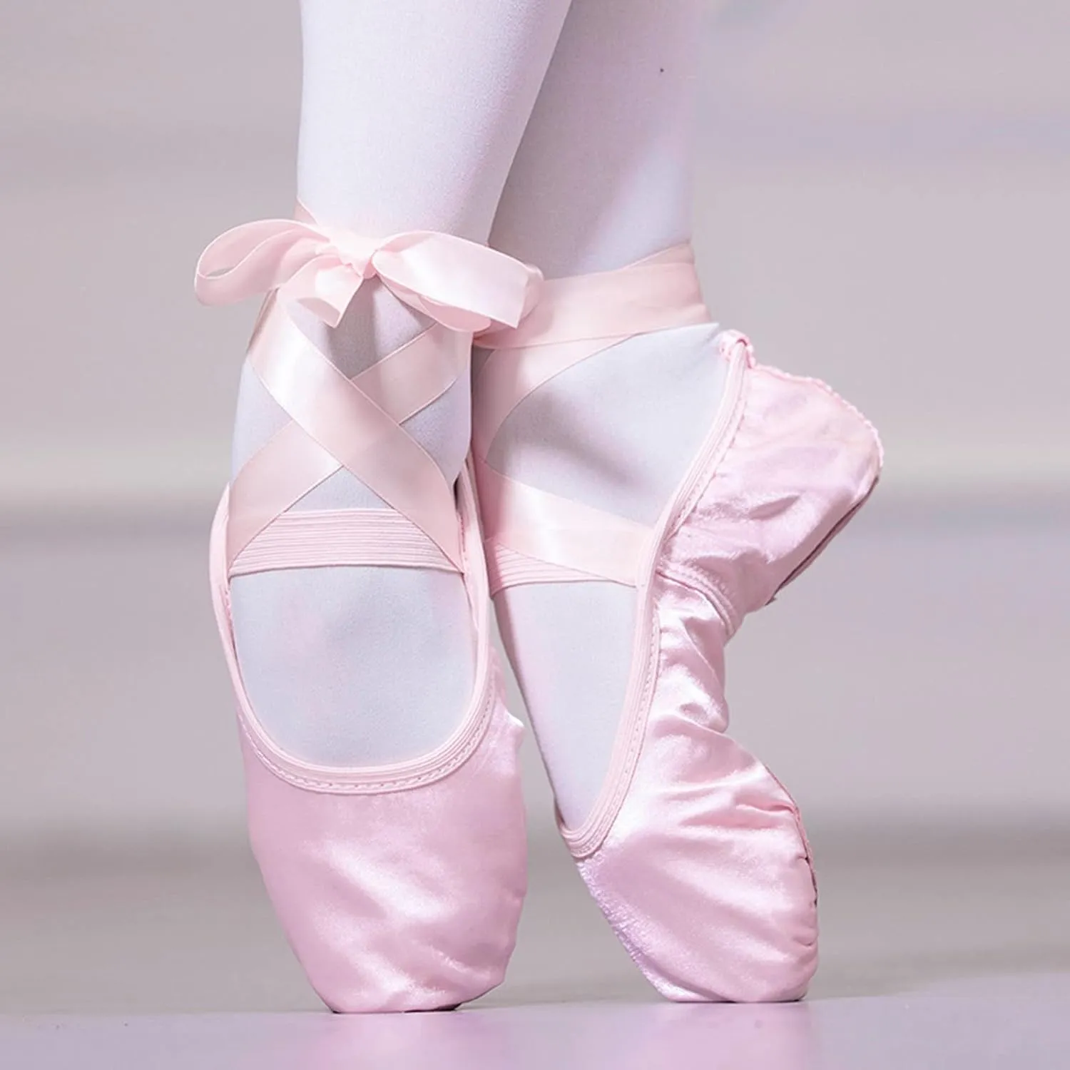 Canvas Ballet Shoes for Toddler Girls Ballet Slippers Dance Shoes(Toddler/Little/Big Kids) Girls Ballerina Pointe