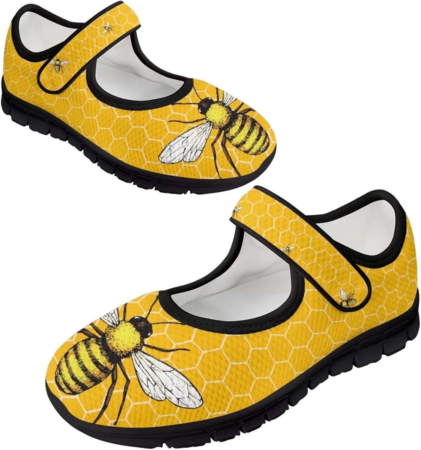 chaqlin Women Flat Shoes Non Slip Sneakers Mary Jane Comfortable Mesh Walking Tennis Shoe Wide Toe Zero Drop Athletic Strap Sneaker