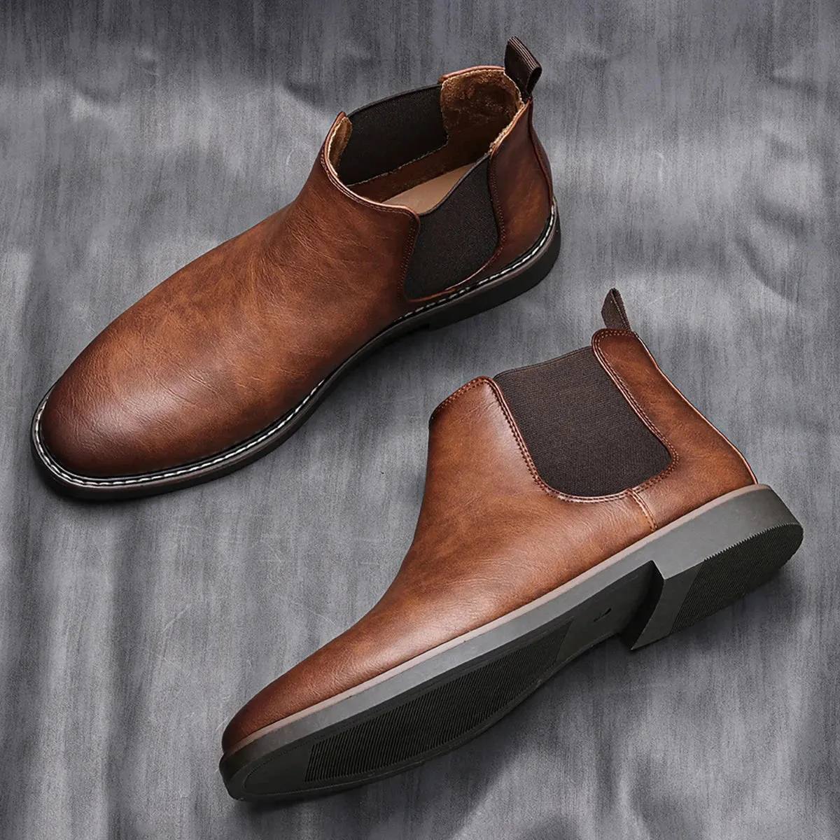 Chelsea Men's Leather Boots