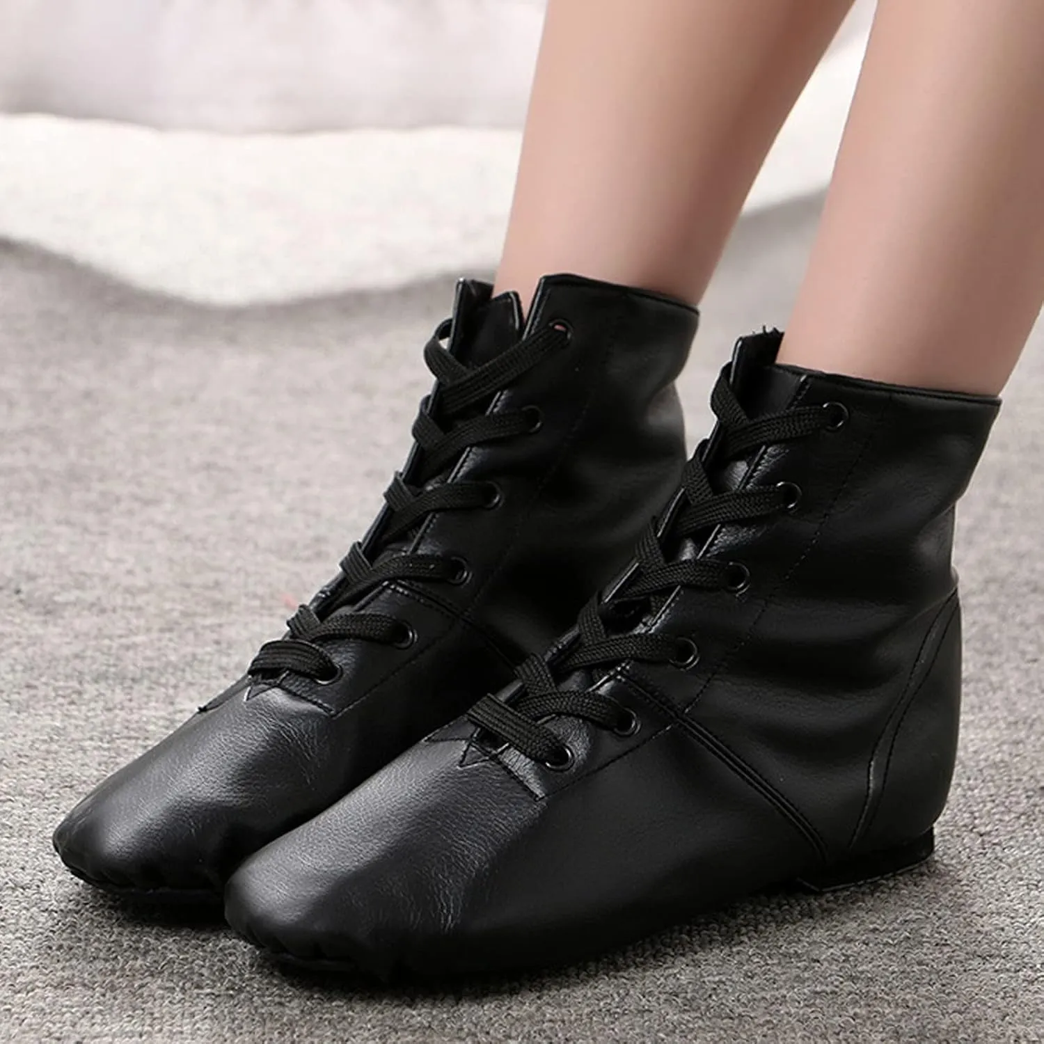 Children Artificial Leather Dance Shoes Soft Training Shoes Ballet Shoes Sandals Dance Toddler Size 8 Tennis Shoes
