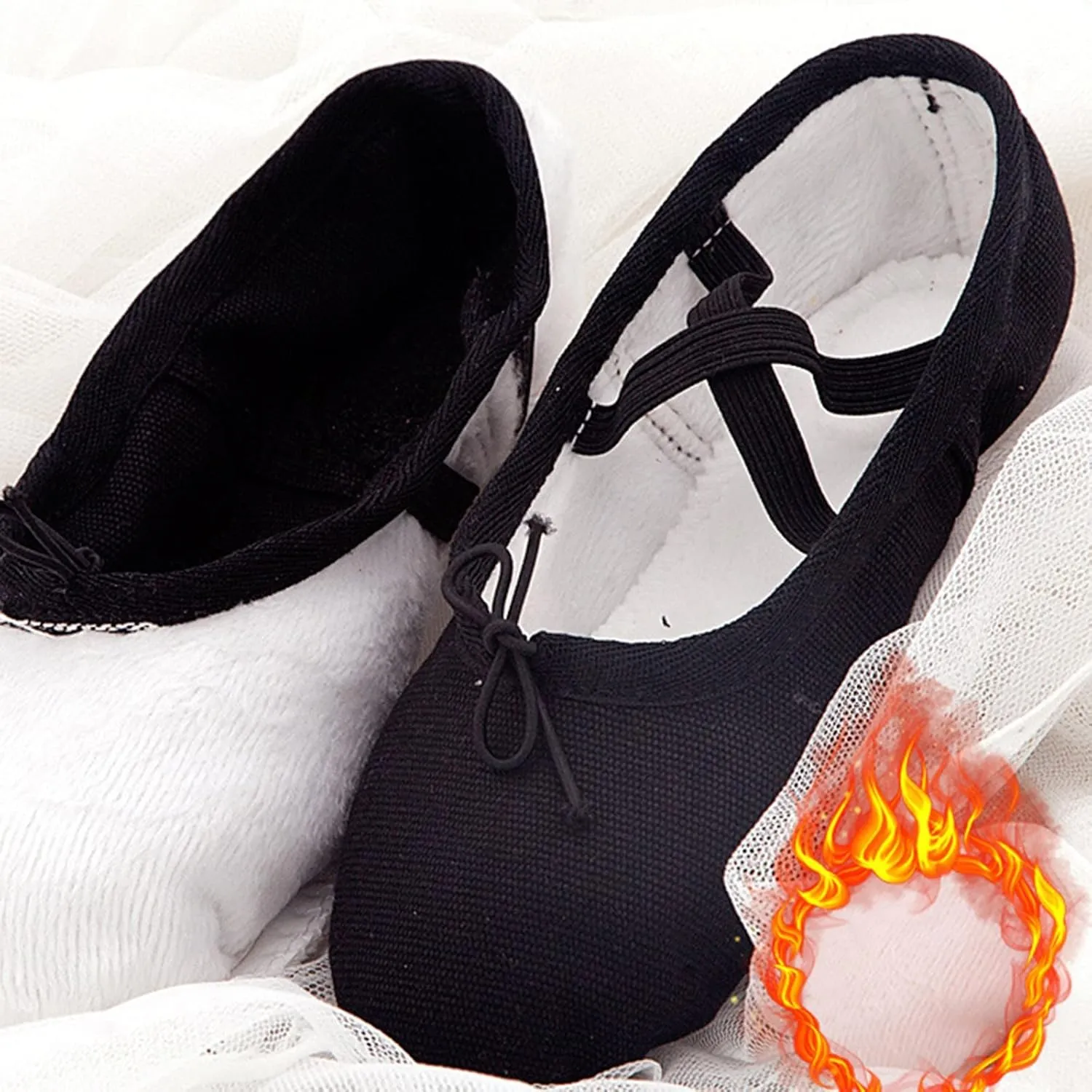 Children Shoes Dance Shoes Warm Dance Ballet Performance Indoor Shoes Yoga Dance Shoes Shoes Girls Light up