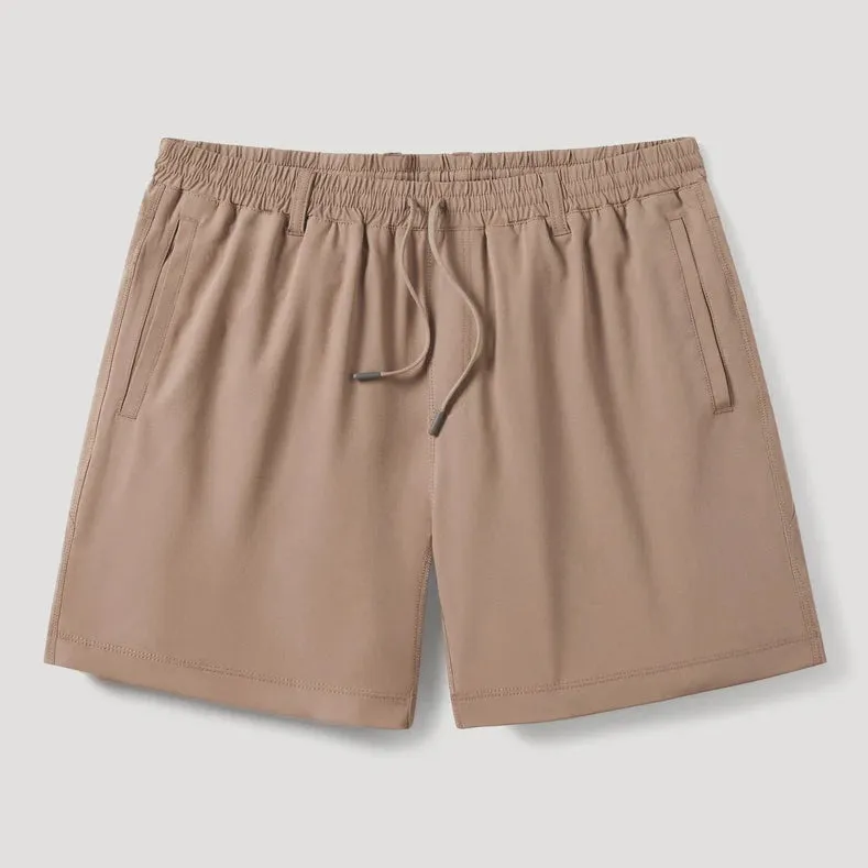 Everyday Hybrid Short (5.5") – Almond
