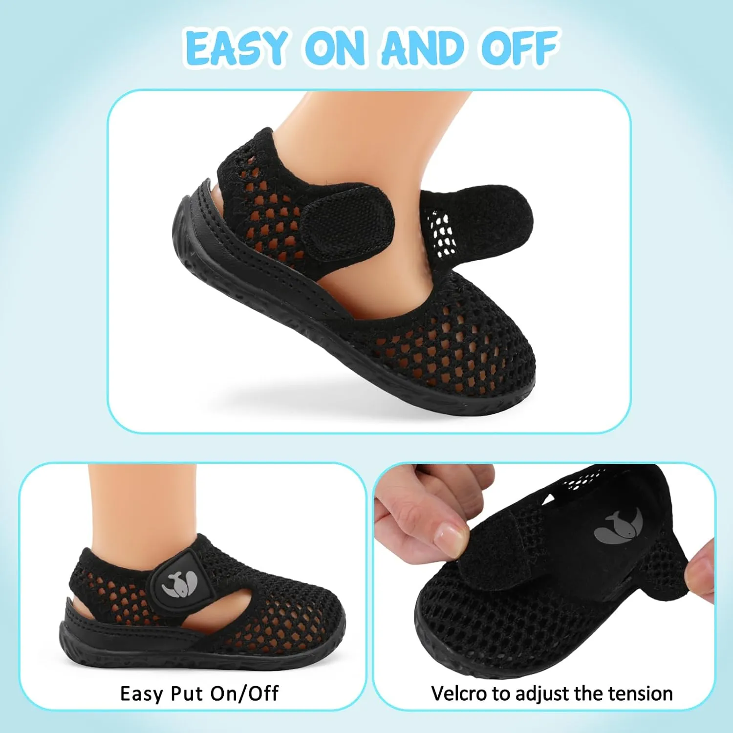 FEETCITY Baby Girl Boys Sandals Slippers Infant First Walker Shoes Summer Crib Shoes