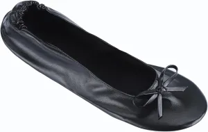 Foldable Ballet Flats for Women Lightweight Slip On Dress Shoes Womens Soft Leather Lightweight Flat Shoes