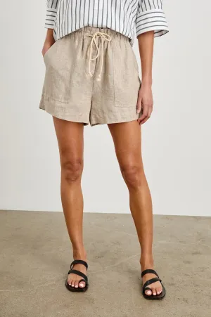 FOSTER SHORT - HEATHERED FLAX