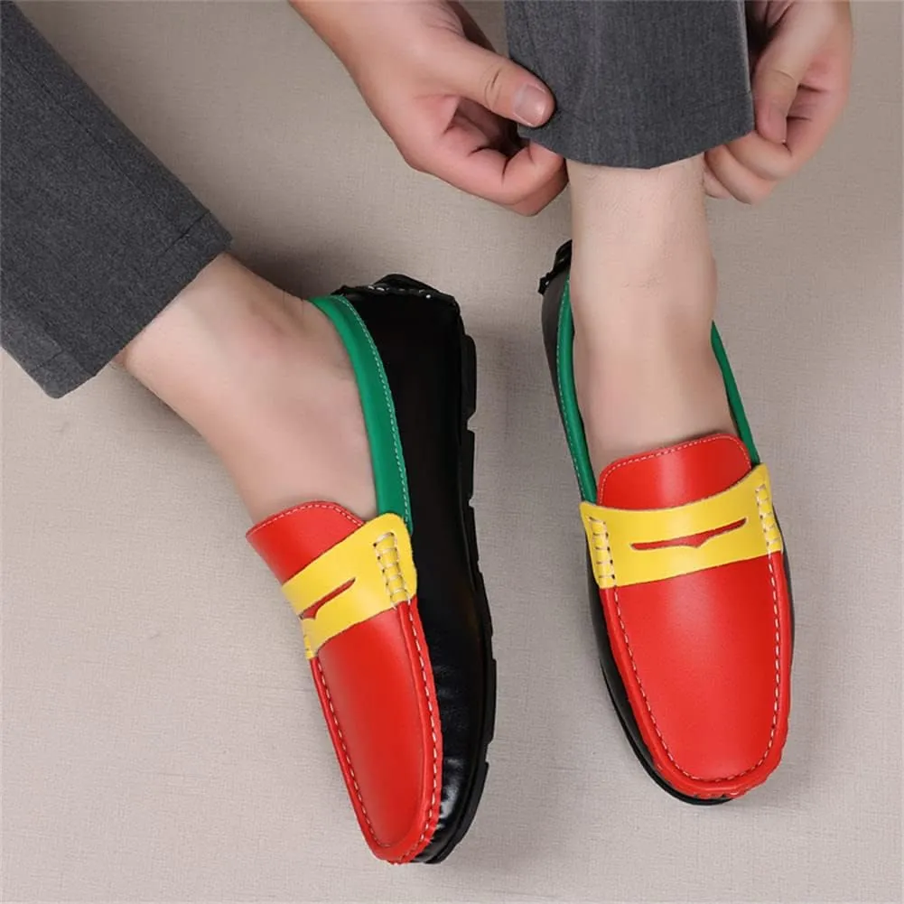 GEXECEUSS Men's Loafers Lightweight Driving Shoes Slip On Casual Penny Loafers Moccasin Flats Boat Shoes Anti-Slip Walking Shoes