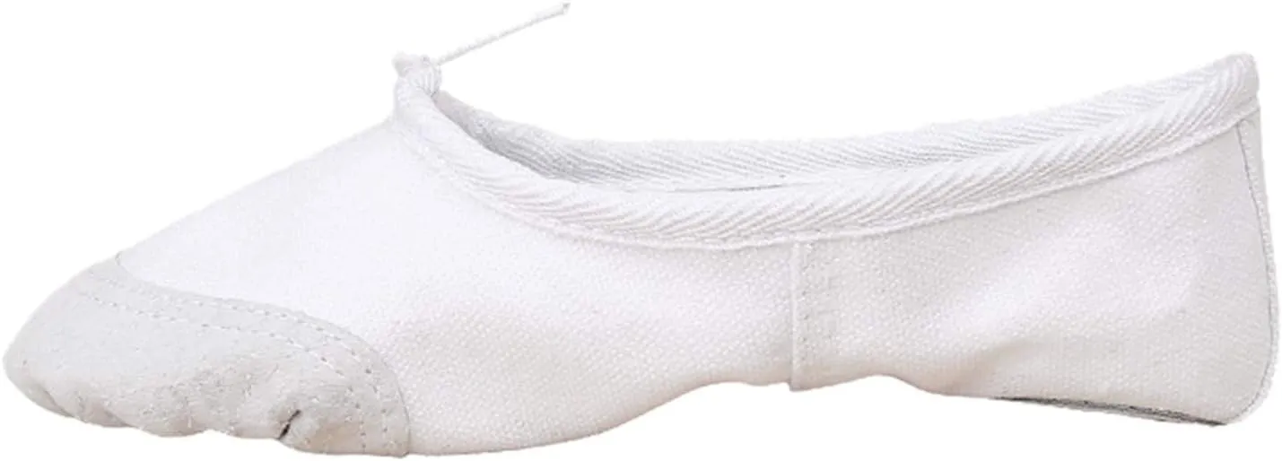 Girls Ballet Shoes Basic Dance Slippers Toddler Kids Simple Drawstring Bowknot Dancing Performance Practice Shoes