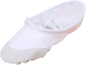 Girls Ballet Shoes Basic Dance Slippers Toddler Kids Simple Drawstring Bowknot Dancing Performance Practice Shoes