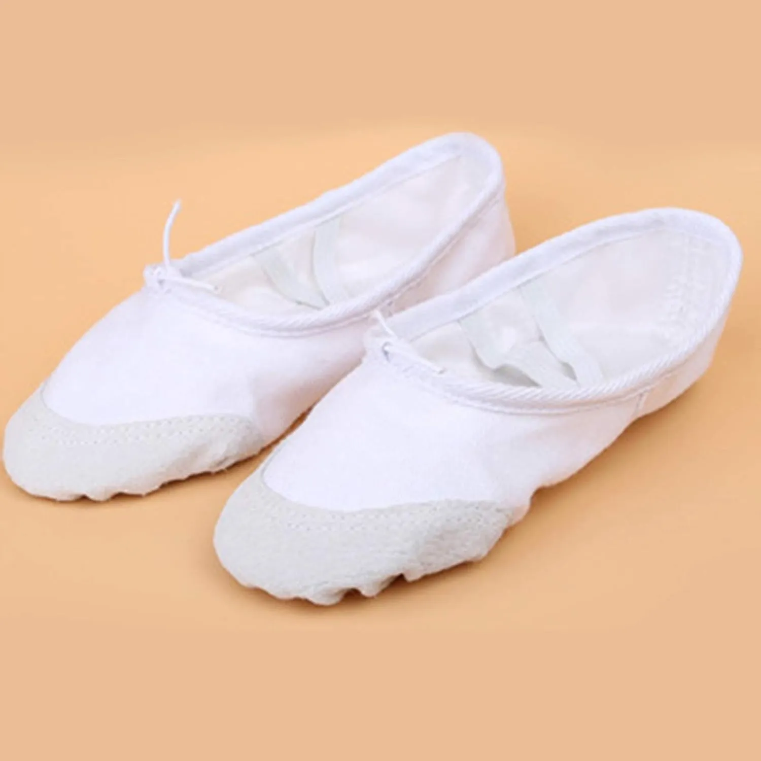 Girls Ballet Shoes Basic Dance Slippers Toddler Kids Simple Drawstring Bowknot Dancing Performance Practice Shoes