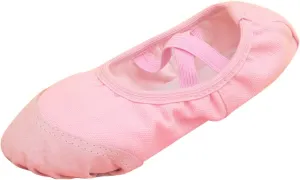 Girls Ballet Shoes for Dance Canvas Yoga Shoes/Ballet Slippers for Dancing Toddler Little Kid Ballerina Slippers