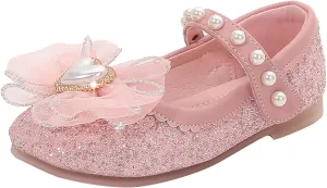Girls Ballet Shoes Girl Shoes Small Leather Shoes Single Shoes Children Dance Shoes Girls Open-Toe Flat Sandals