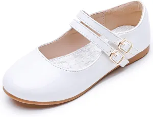 Girls Dress Shoes Princess Wedding Girls Flats Toddler Girl Shoes for Little Big Kids