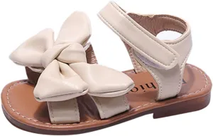 Girls Mary Jane Shoes Flowers Wedding Dress Ballet Flats Bow Slip On Sandal Non Slip On Casual Shoes