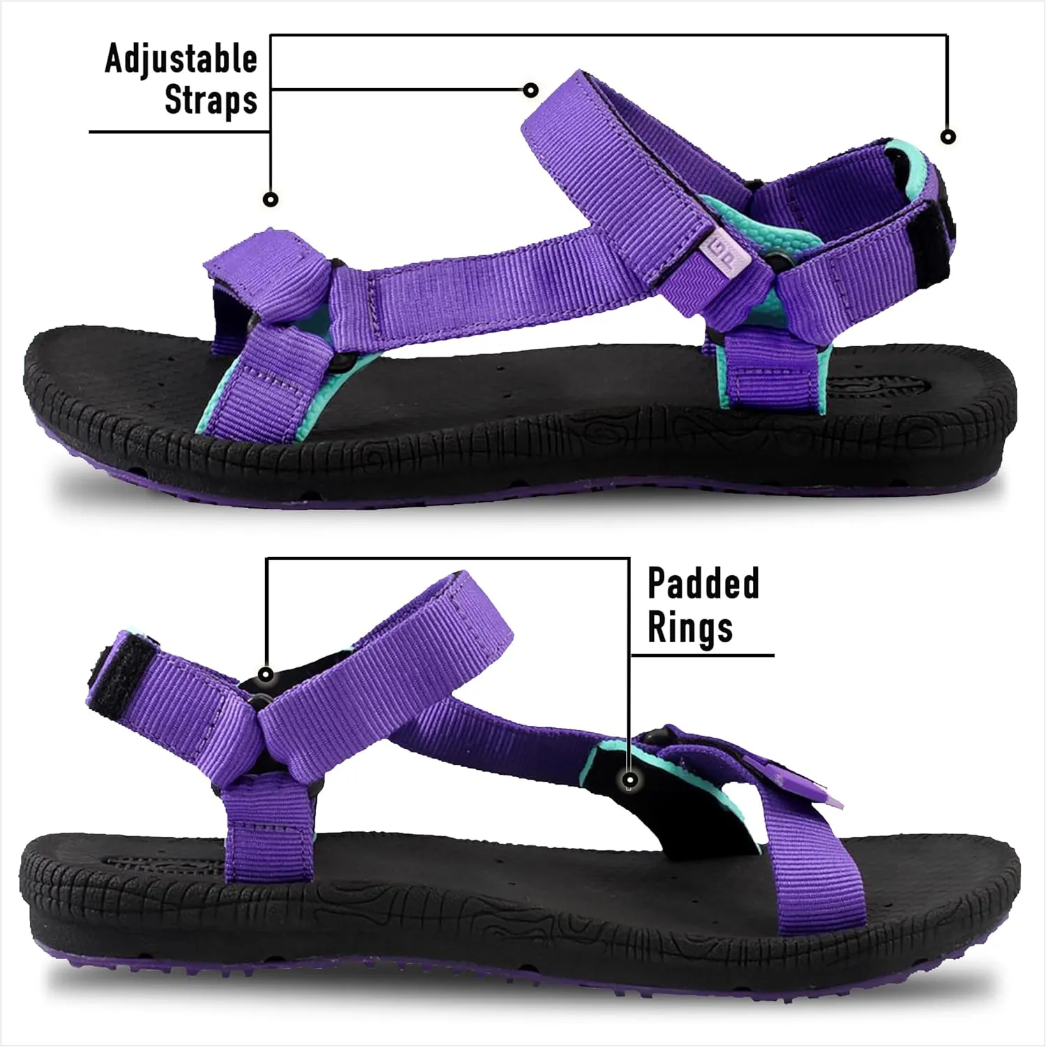 Gold Pigeon Shoes SIMPLUS Unisex Ultra-Cuhion Yoga Mat Athlete Sandals Adjustabl Straps with Heel Support