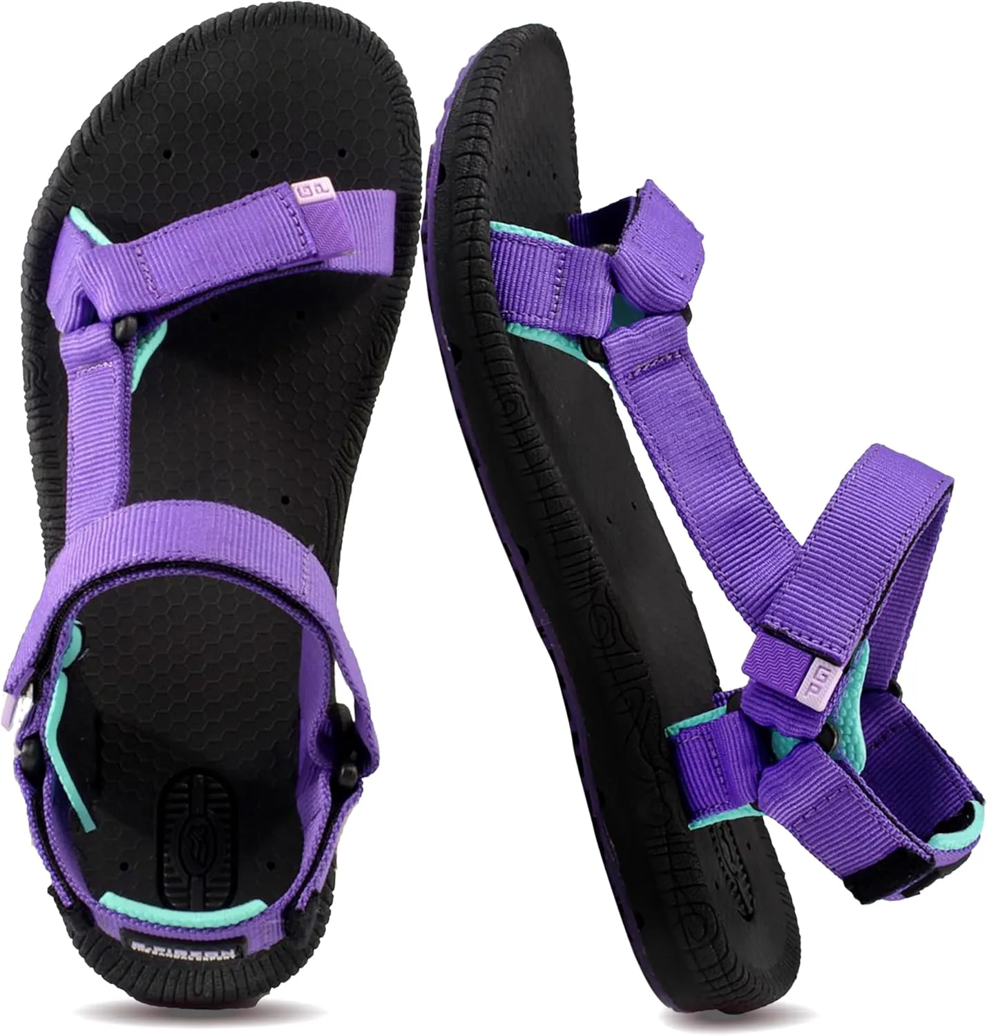 Gold Pigeon Shoes SIMPLUS Unisex Ultra-Cuhion Yoga Mat Athlete Sandals Adjustabl Straps with Heel Support