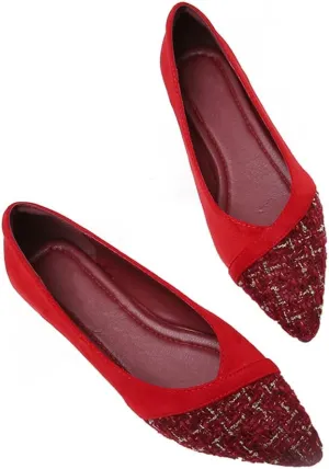 Hee grand Flats for Women Pointed Toe Slip on Ballet Flats Comfortable Dress Shoes Lightweight Casual Loafers
