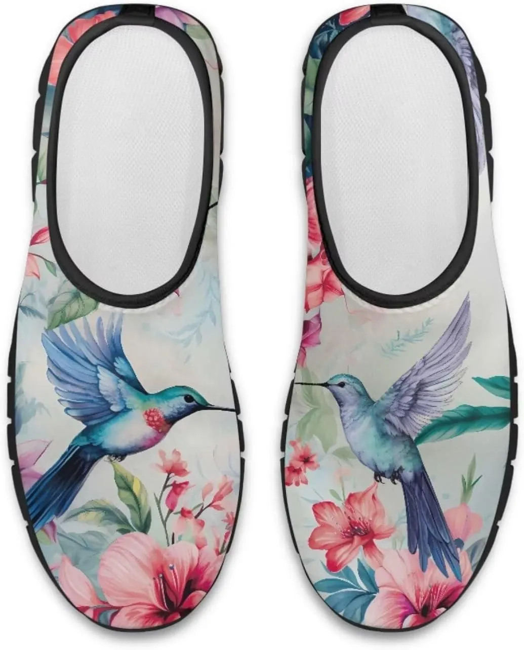 Hummingbird Work Shoes for Women Walking Loafer Flat Wide Toe Running Athletic Hiking Sneakers