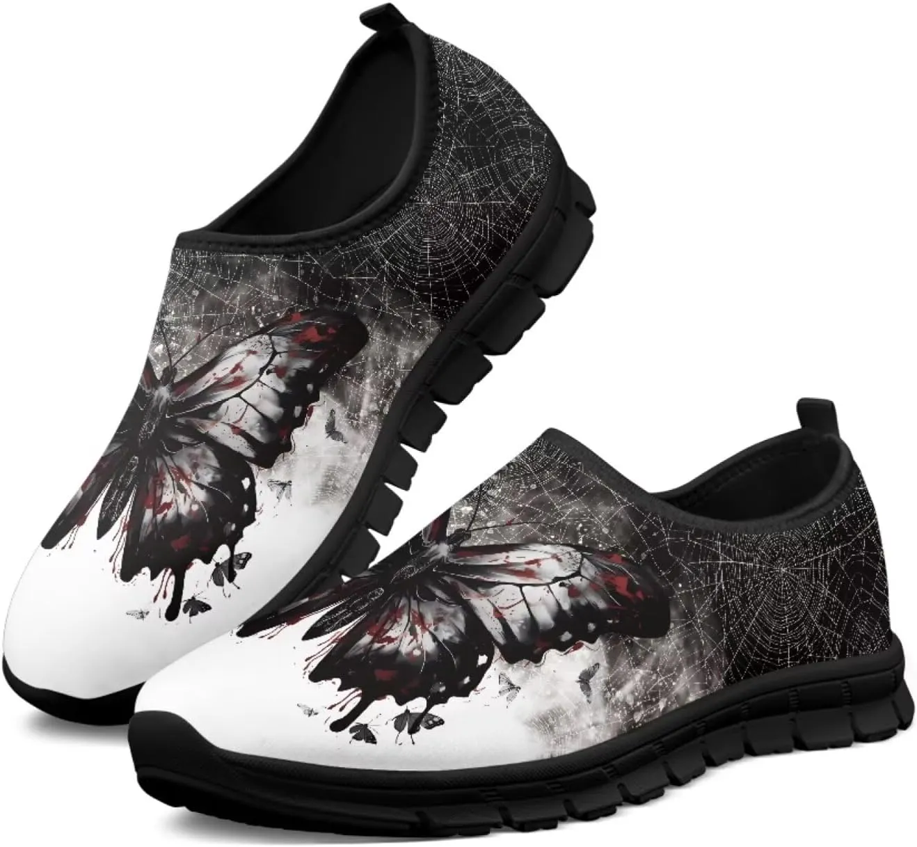 Hummingbird Work Shoes for Women Walking Loafer Flat Wide Toe Running Athletic Hiking Sneakers