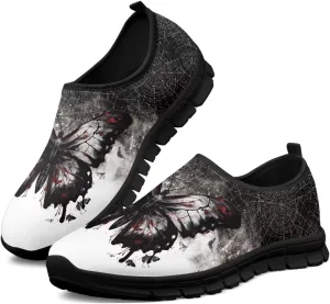 Hummingbird Work Shoes for Women Walking Loafer Flat Wide Toe Running Athletic Hiking Sneakers