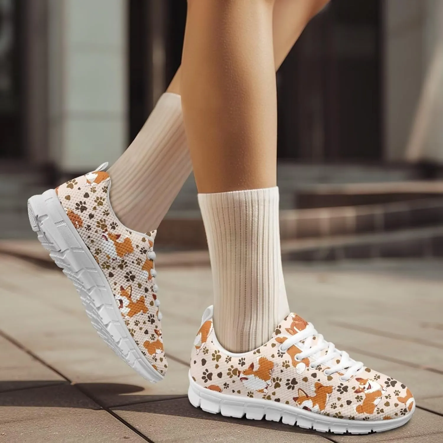 Jeiento Women's Men's Walking Shoes Lightweight Running Shoes Outdoor Fashion Sneaker