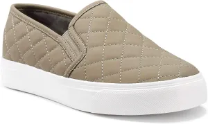 JENN ARDOR Womens Slip On Sneakers Perforated/Quilted Casual Shoes Fashion Walking Flats