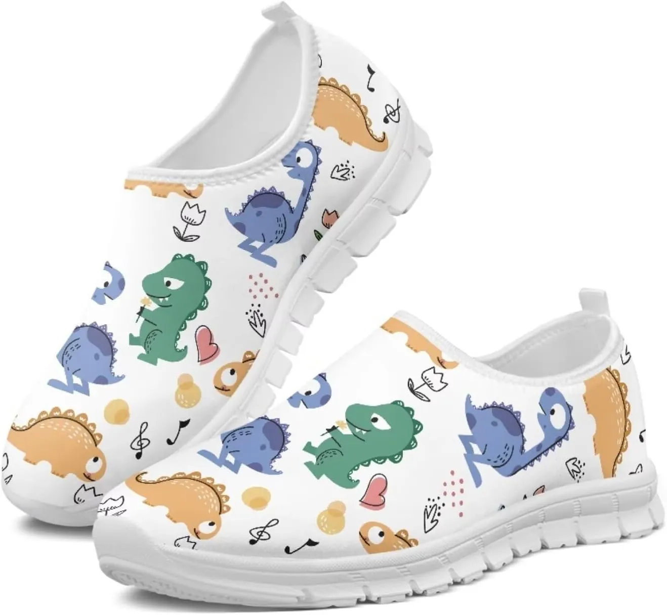 JoyLamoria Highland Cattle Loafers for Women,Comfortable Loafers Women's Casual Travel and Work Slip-Ons Sneakers