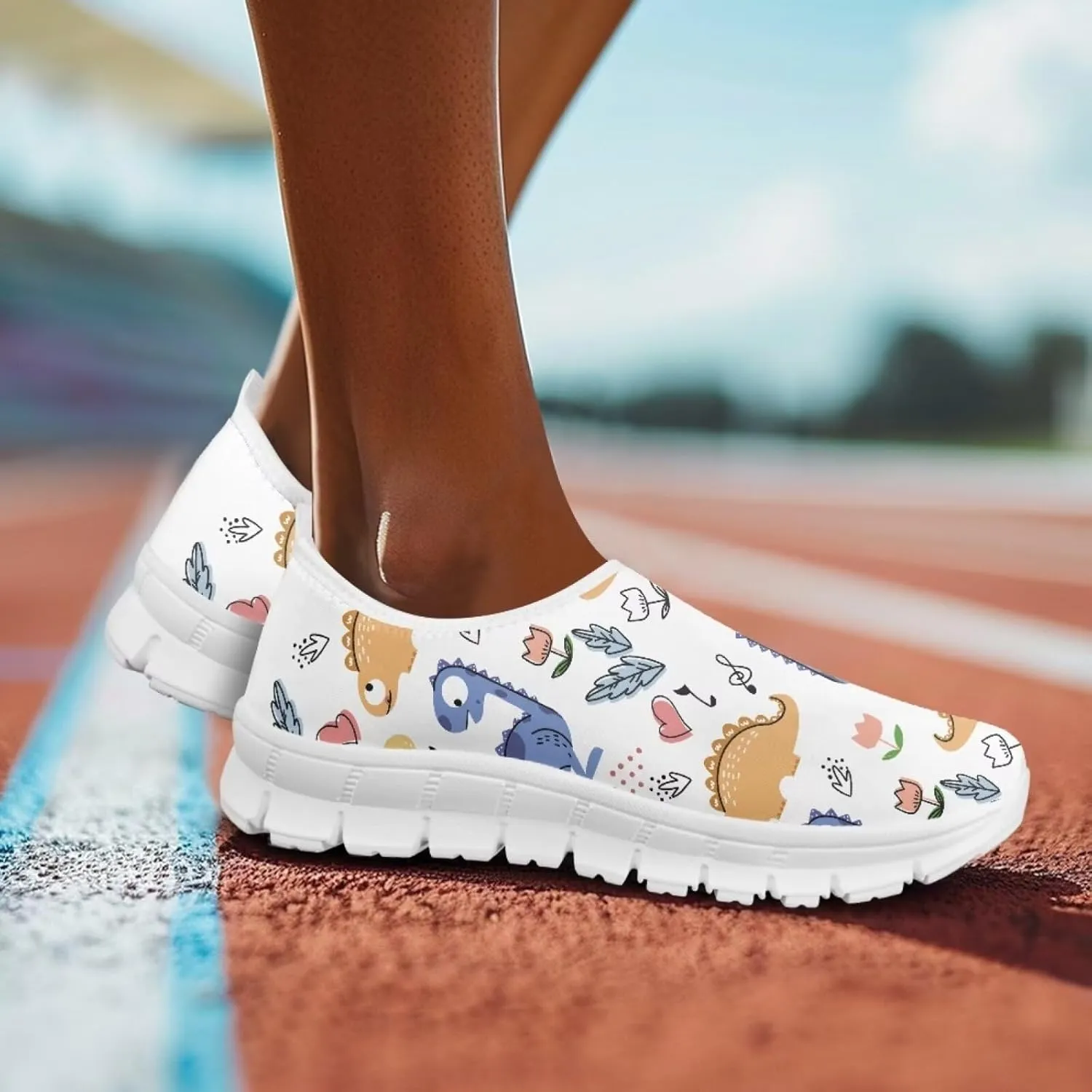 JoyLamoria Highland Cattle Loafers for Women,Comfortable Loafers Women's Casual Travel and Work Slip-Ons Sneakers