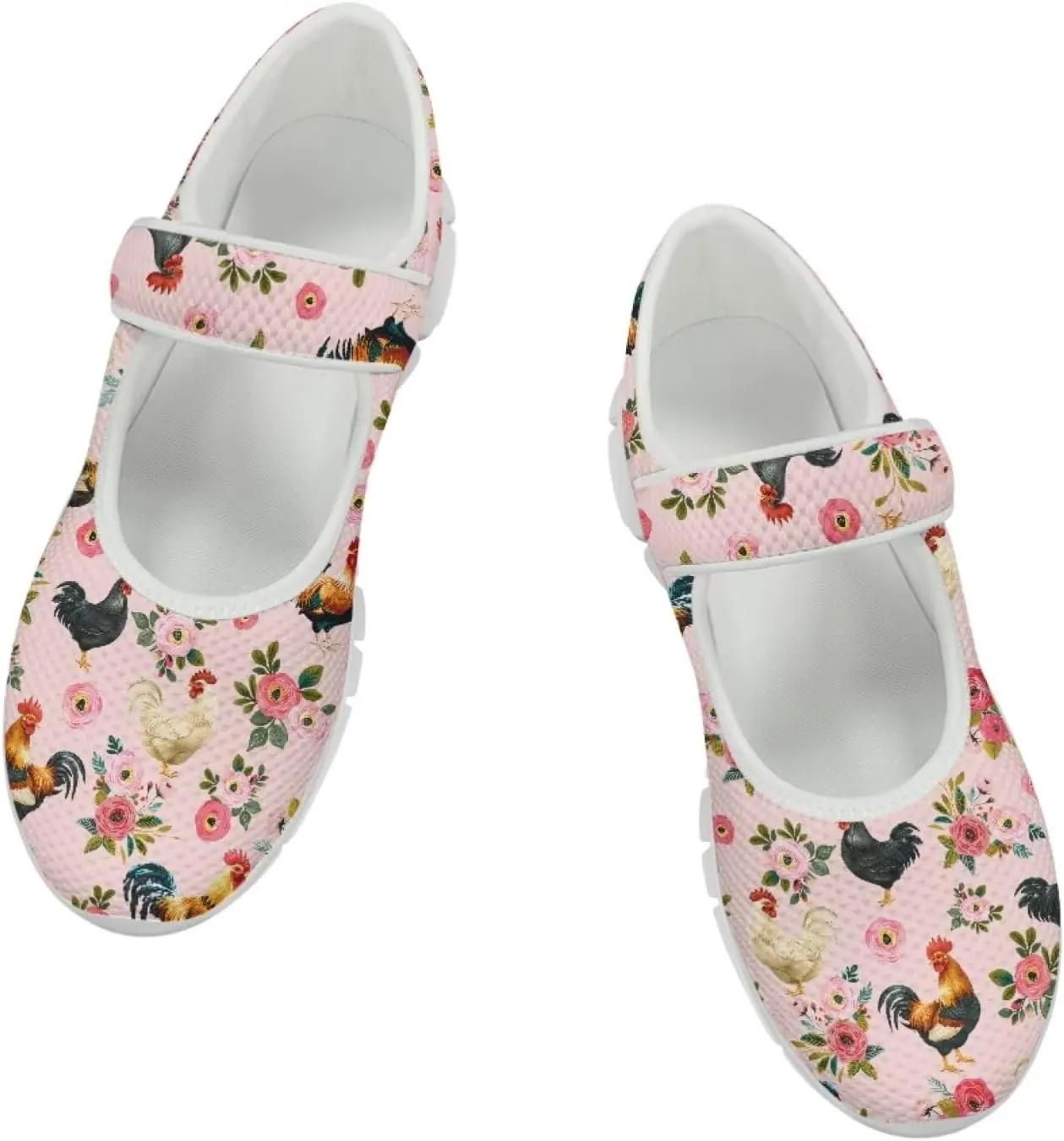 JoyLamoria Sloth Travel Mary Jane Low Top Party Sneakers Womens Adjustable Walking Shoes Indoor Outdoor Home Slippers