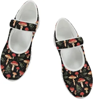 JoyLamoria Sloth Travel Mary Jane Low Top Party Sneakers Womens Adjustable Walking Shoes Indoor Outdoor Home Slippers