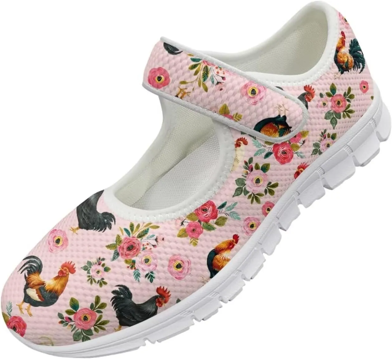 JoyLamoria Sloth Travel Mary Jane Low Top Party Sneakers Womens Adjustable Walking Shoes Indoor Outdoor Home Slippers