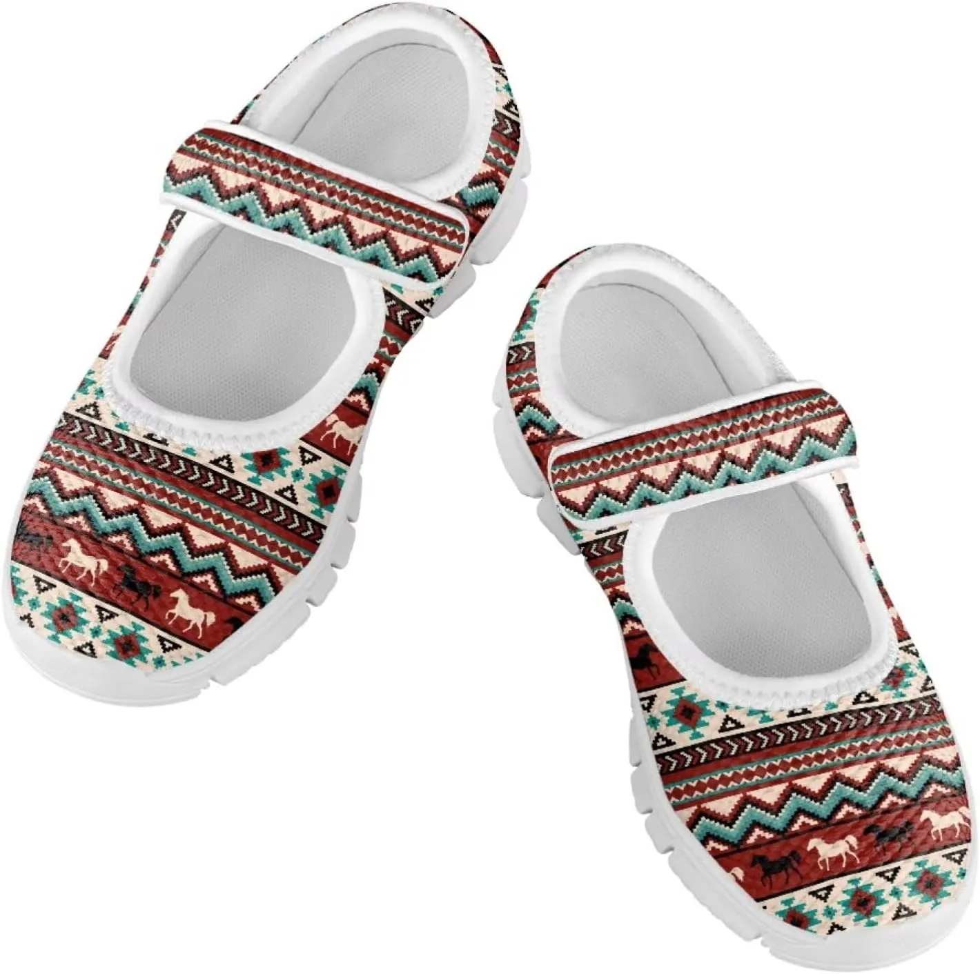 JoyLamoria White Cow Print Toddler Girls Mary Jane Shoes Girls Cute Ballet Dress Shoes School Uniform Flats Sneakers for Kids