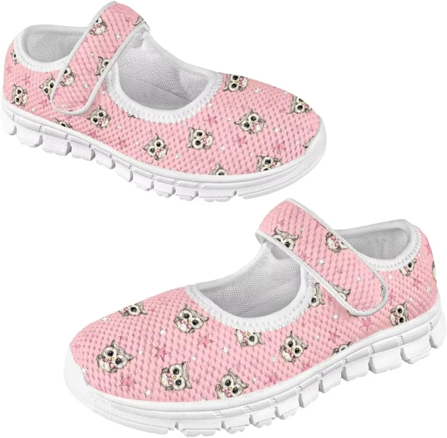 JoyLamoria White Cow Print Toddler Girls Mary Jane Shoes Girls Cute Ballet Dress Shoes School Uniform Flats Sneakers for Kids