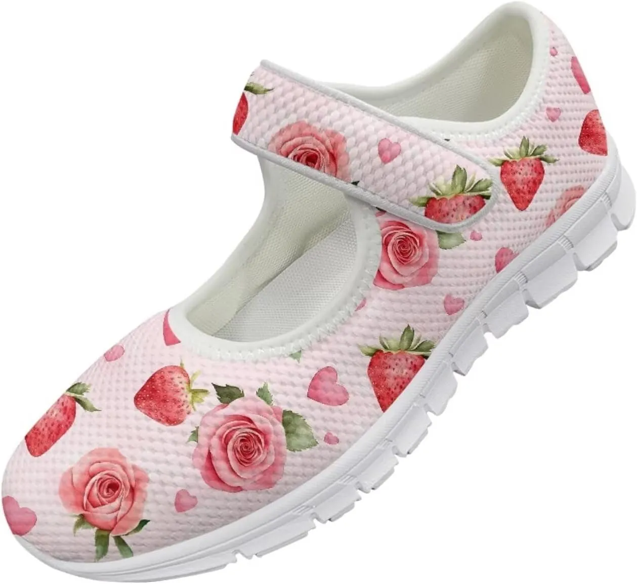 JoyLamoria Womens Comfort Flats Cute Mary Jane Shoes Colorful Dachshund Printed Walking Shoes Ultra Light Wide Fashion Sneakers