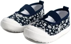 Kids Girl Fashion Flower Canvas Shoes for School Walking Running Travel